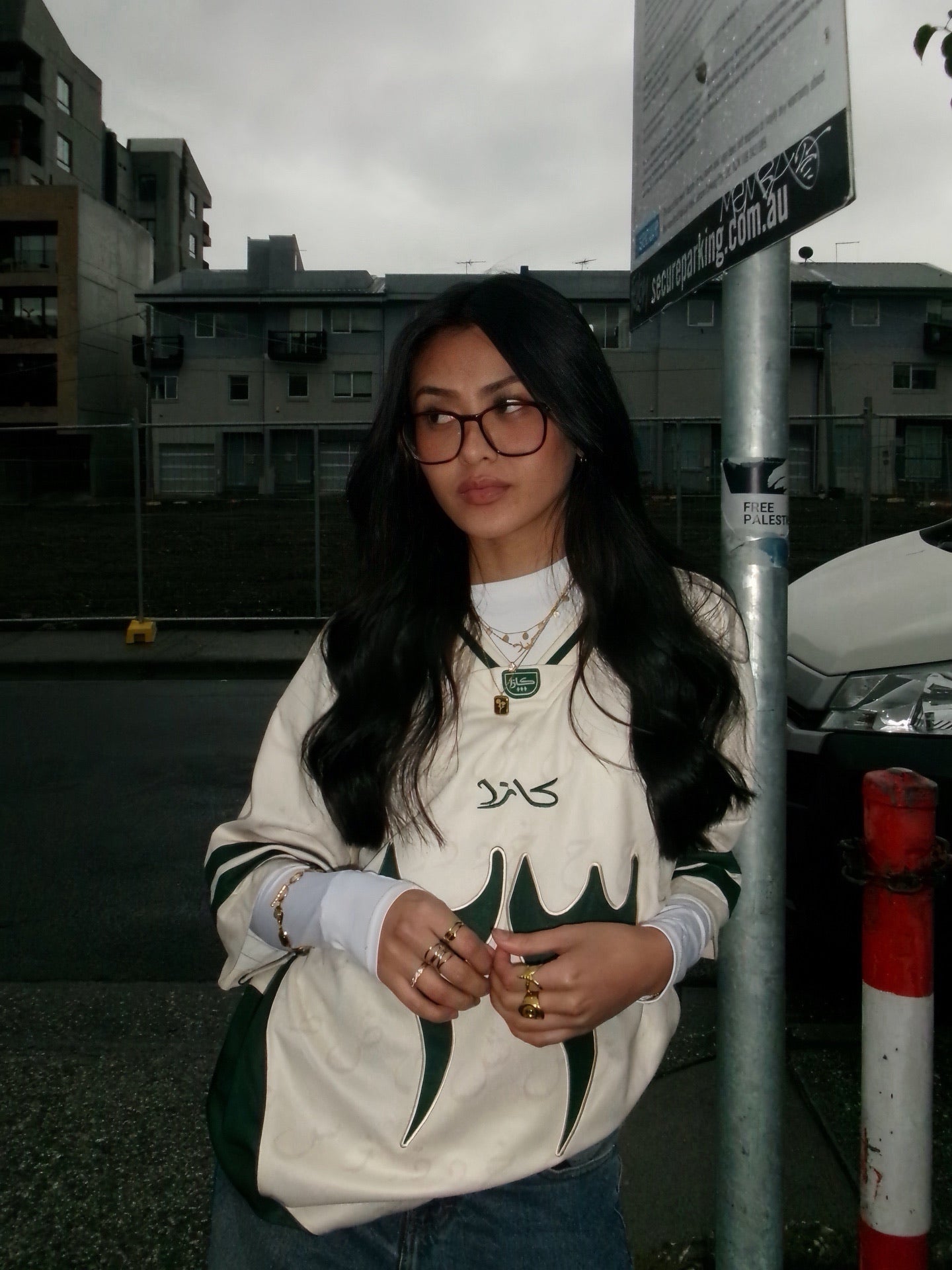 "23" Football Jersey Midnight Green